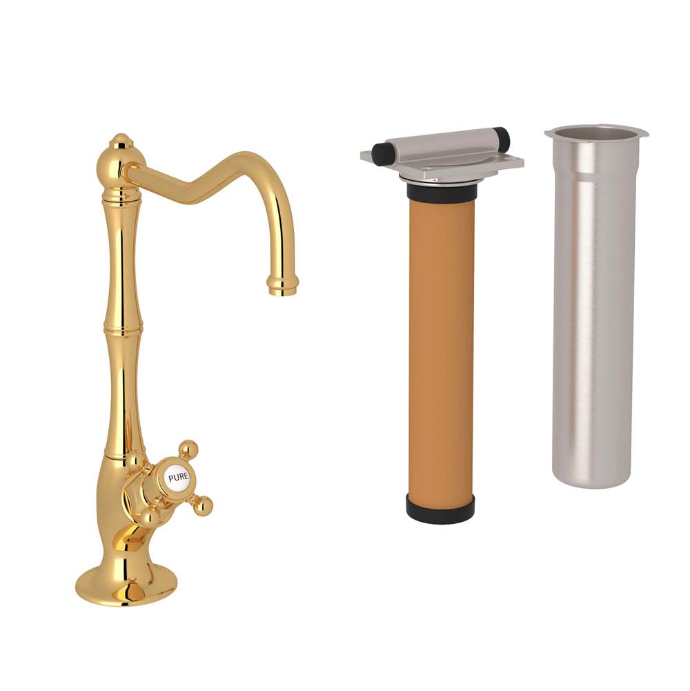 ROHL AKIT1435XMIB-2 Acqui Filter Kitchen Faucet Kit In Italian Brass