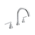 ROHL A2208LMAPC-2 Lombardia Widespread Lavatory Faucet With C-Spout In Polished Chrome