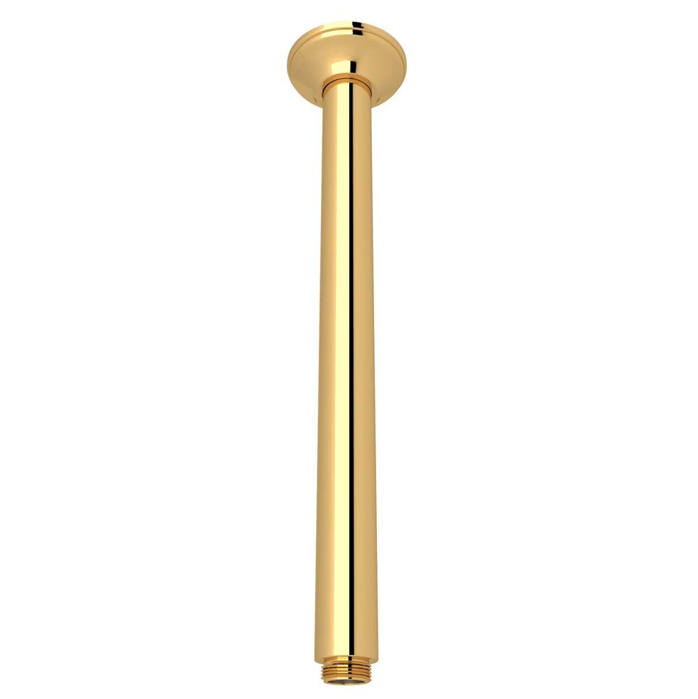 ROHL 1505/12IB 13" Ceiling Mount Shower Arm In Italian Brass