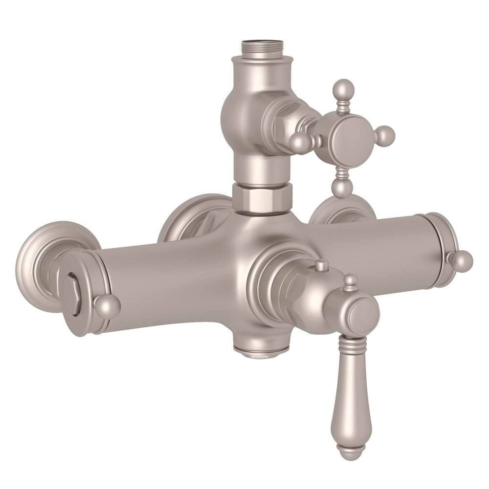 ROHL A4917XMSTN Exposed Therm Valve With Volume and Temperature Control In Satin Nickel