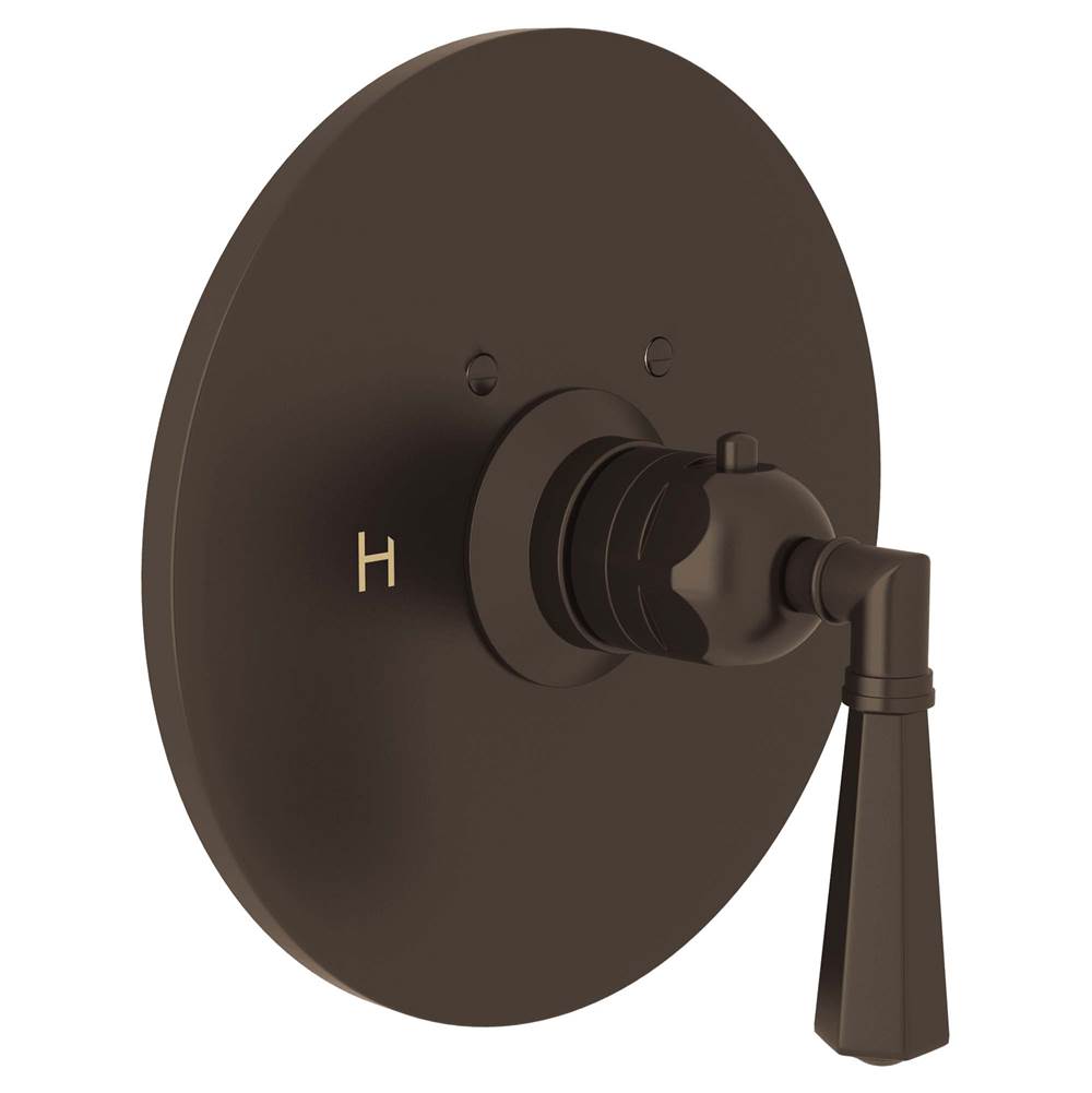 ROHL A4923LMTCB San Giovanni 3/4" Thermostatic Trim Without Volume Control In Tuscan Brass