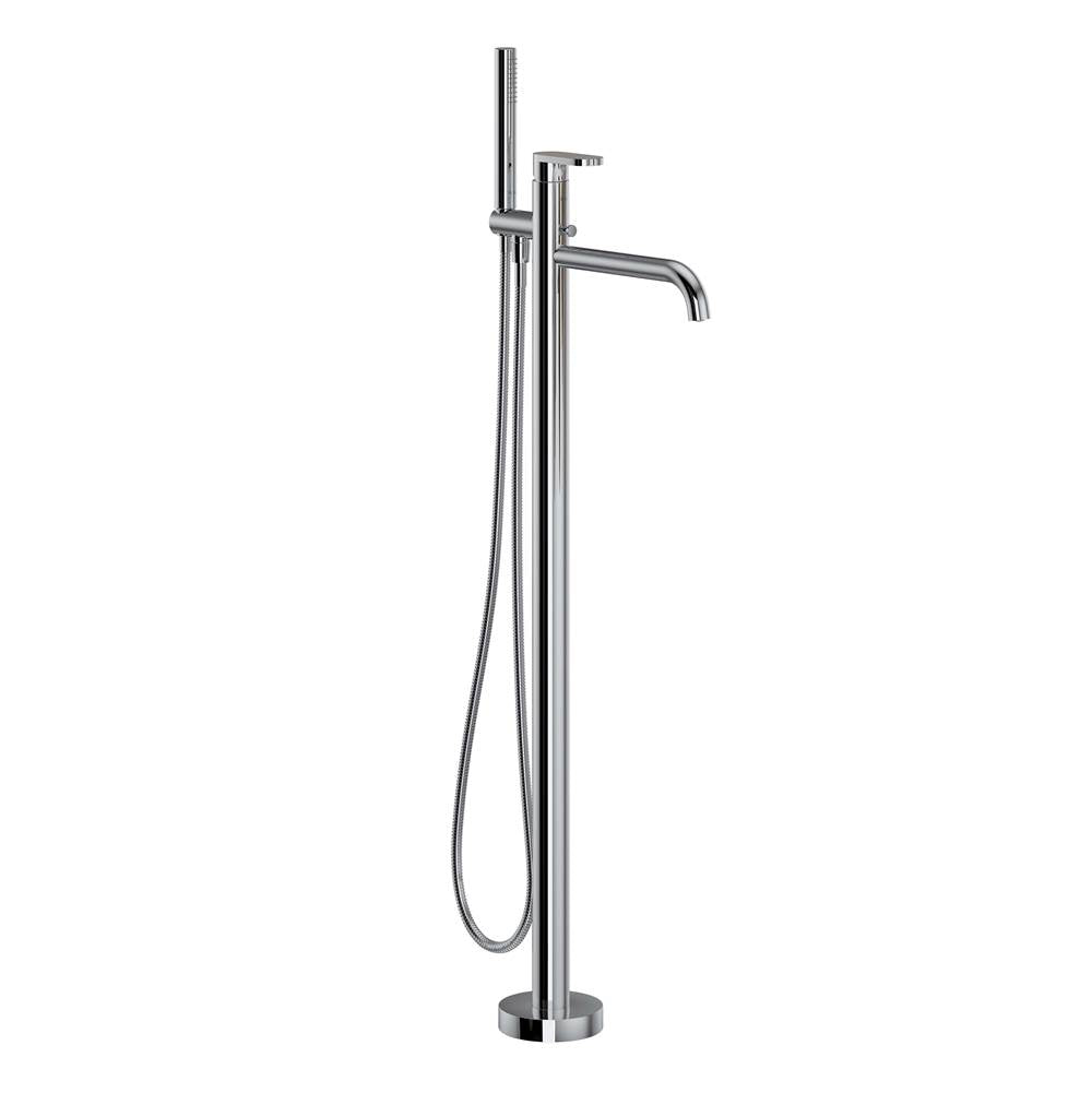 ROHL MI05F1WBAPC Miscelo Single Hole Floor Mount Tub Filler Trim In Polished Chrome