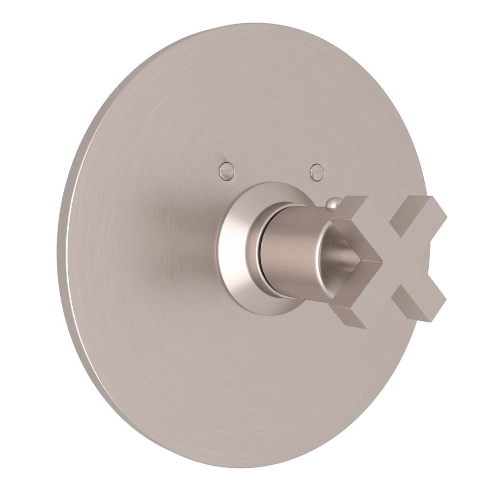 ROHL A4214XMSTN Lombardia 3/4" Thermostatic Trim Without Volume Control In Satin Nickel