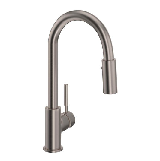 ROHL R7519STN Lux Pull-Down Bar/Food Prep Kitchen Faucet In Satin Nickel
