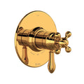 ROHL TAC23W1LMIB Arcana 1/2" Therm & Pressure Balance Trim with 3 Functions (Shared) In Italian Brass