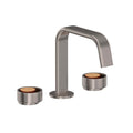 ROHL EC09D3IWSNG Eclissi Widespread Lavatory Faucet With U-Spout In Satin Nickel/Satin Gold