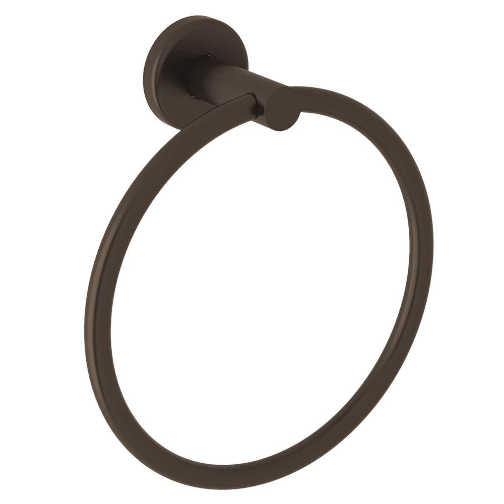 ROHL LO4TCB Lombardia Towel Ring In Tuscan Brass