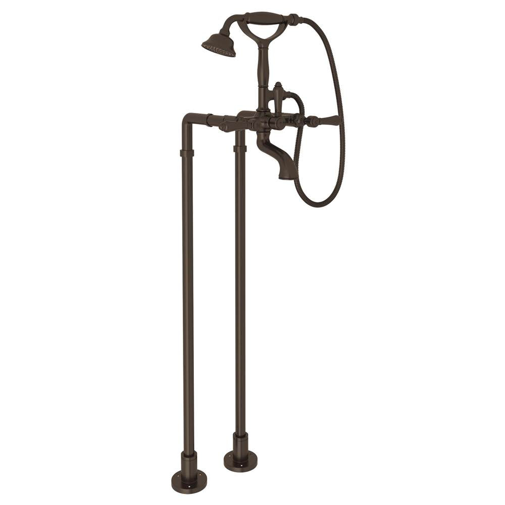 ROHL AKIT1401NLMTCB Floor Mount Tub Filler In Tuscan Brass