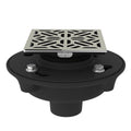 ROHL SDCI2-3144PN Cast Iron 2" No Hub Drain Kit With 3144 Mosaic Decorative Cover In Polished Nickel