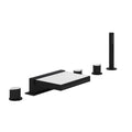 ROHL MI05D5BLMB Miscelo 5-Hole Deck Mount Tub Filler In Matte Black