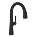 ROHL R7515SLMMB-2 Lux Pull-Down Bar/Food Prep Kitchen Faucet In Matte Black