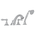 ROHL A1464LMAPC Viaggio 4-Hole Deck Mount Tub Filler In Polished Chrome