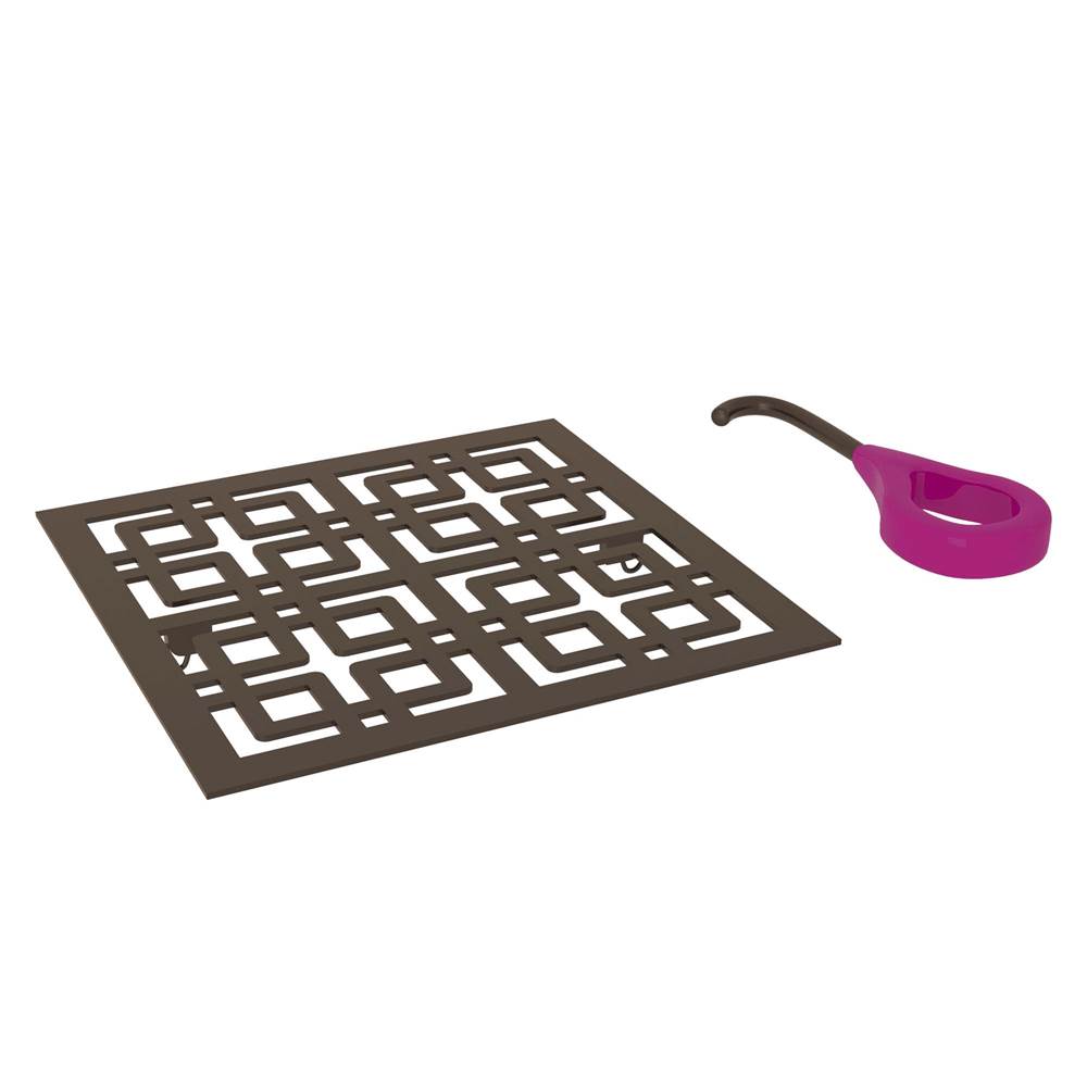 ROHL DC3142TCB Weave Decorative Drain Cover In Tuscan Brass
