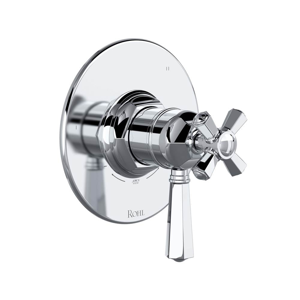 ROHL TTN45W1LMAPC 1/2" Therm & Pressure Balance Trim with 5 Functions (Shared) In Polished Chrome