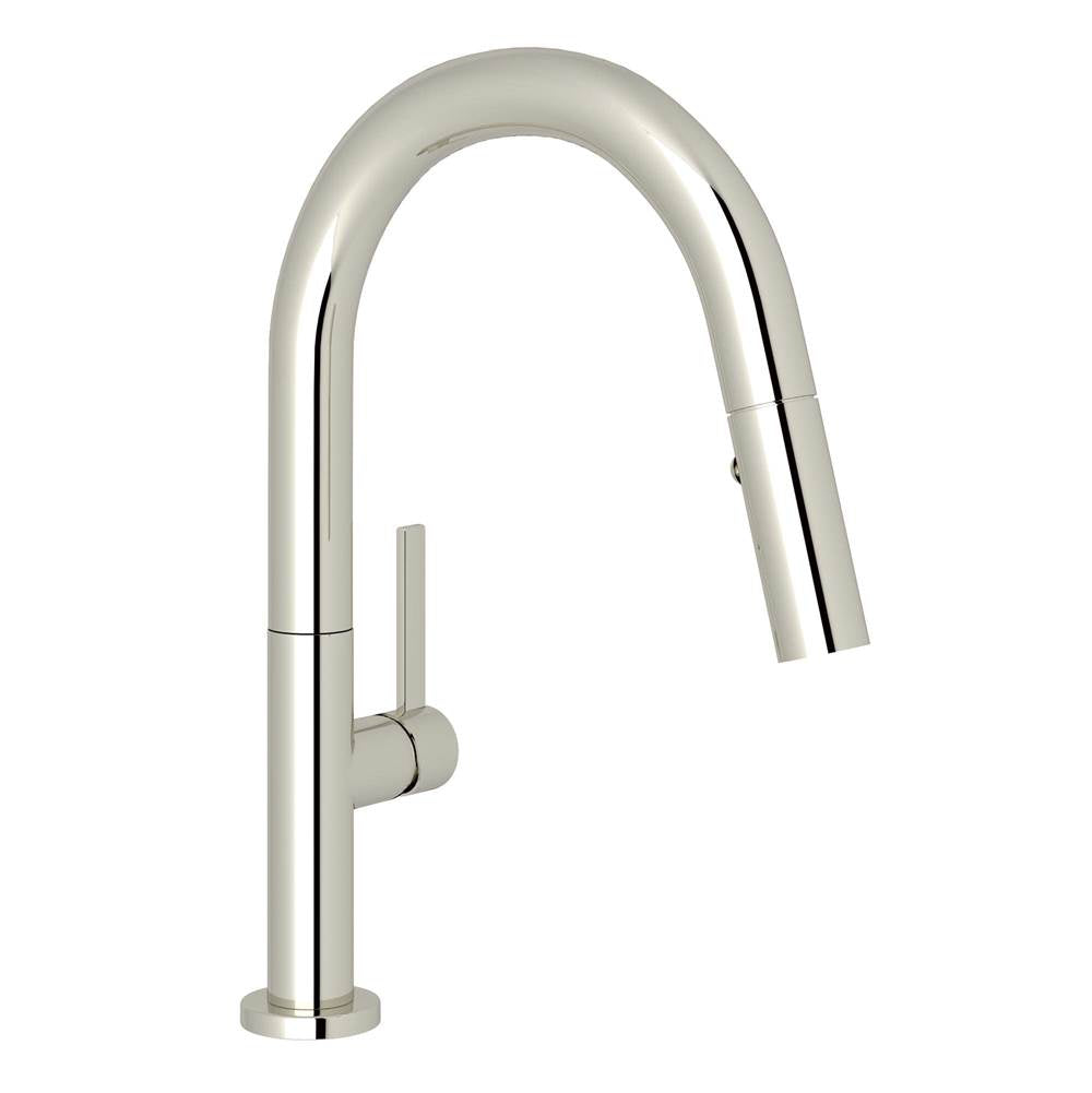 ROHL R7581SLMPN-2 Lux Pull-Down Bar/Food Prep Kitchen Faucet In Polished Nickel