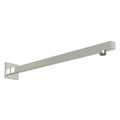 ROHL 1410/16PN 17" Reach Wall Mount Shower Arm With Square Escutcheon In Polished Nickel