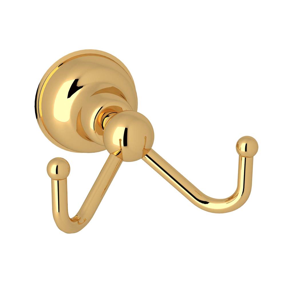 ROHL CIS7DIB Arcana Double Robe Hook In Italian Brass