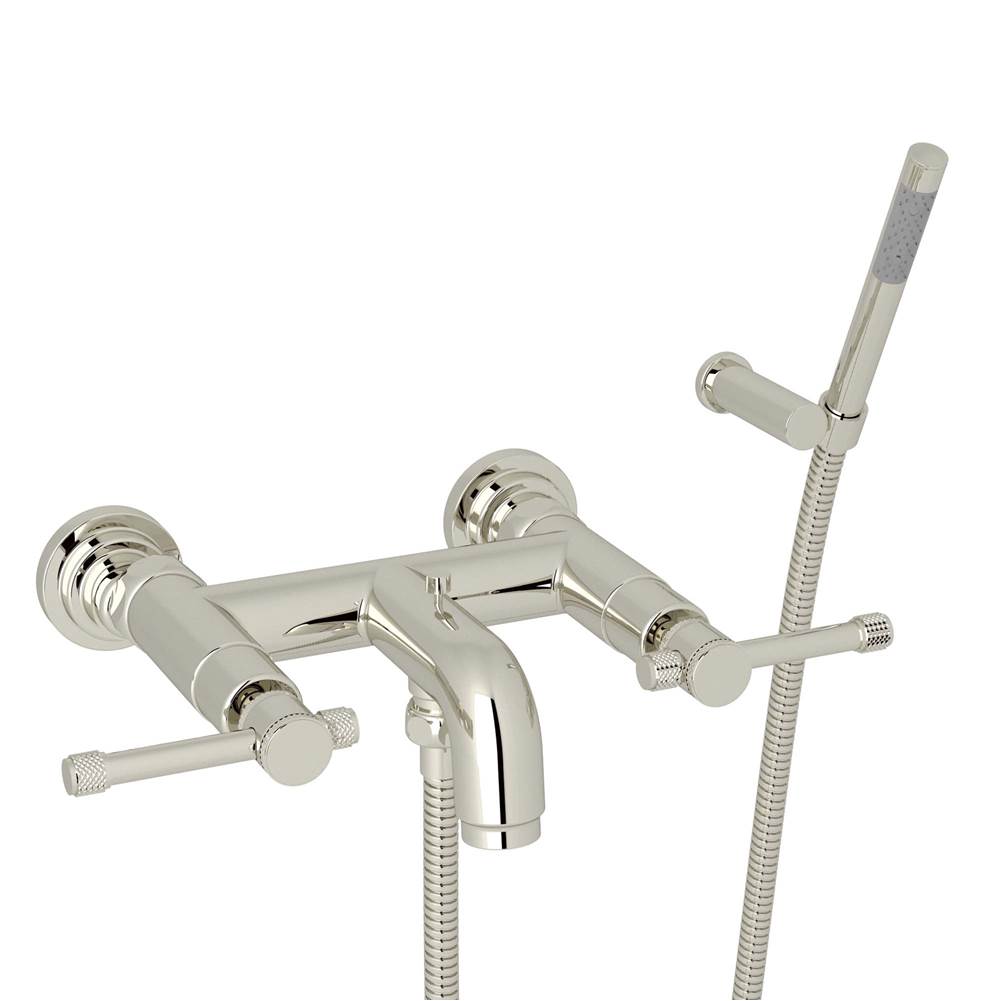 ROHL A3302ILPN Campo Exposed Wall Mount Tub Filler In Polished Nickel