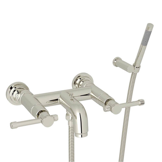 ROHL A3302ILPN Campo Exposed Wall Mount Tub Filler In Polished Nickel