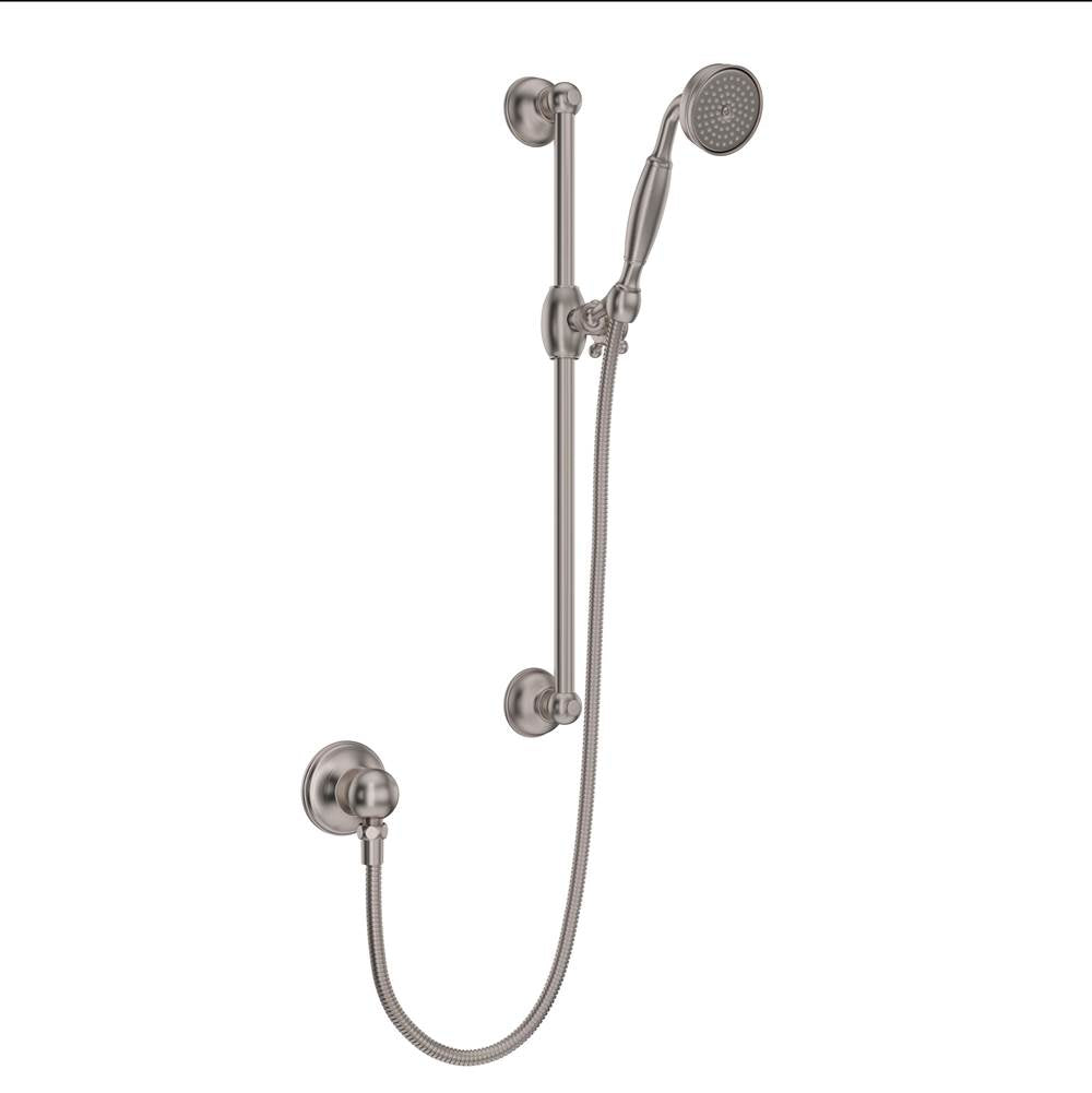 ROHL 1301ESTN Handshower Set With 22" Slide Bar and Single Function Handshower In Satin Nickel