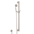 ROHL 1272ESTN Handshower Set With 39" Grab Bar and Single Function Handshower In Satin Nickel