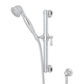 ROHL 1282APC Handshower Set With 24" Grab Bar and Single Function Handshower In Polished Chrome