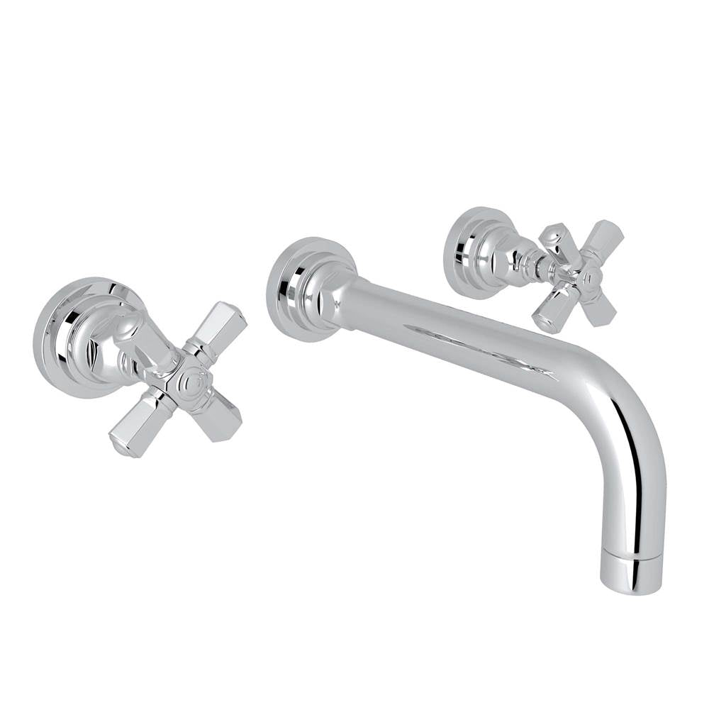 ROHL A2307XMAPCTO-2 San Giovanni Wall Mount Lavatory Faucet In Polished Chrome