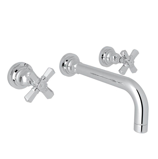 ROHL A2307XMAPCTO-2 San Giovanni Wall Mount Lavatory Faucet In Polished Chrome