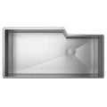 ROHL RGK3016SB Culinario 35" Single Bowl Stainless Steel Kitchen Sink In Brushed Stainless Steel