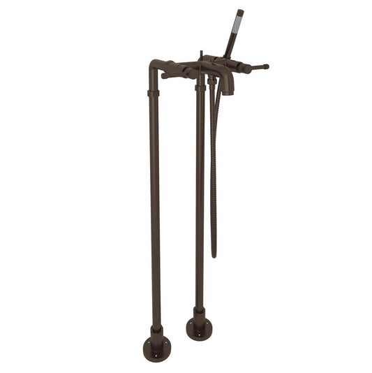 ROHL AKIT3302NILTCB Campo Floor Mount Tub Filler In Tuscan Brass