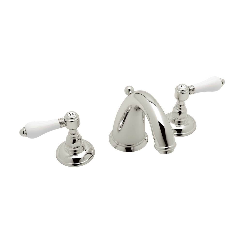 ROHL A2108LPPN-2 Viaggio Widespread Lavatory Faucet In Polished Nickel