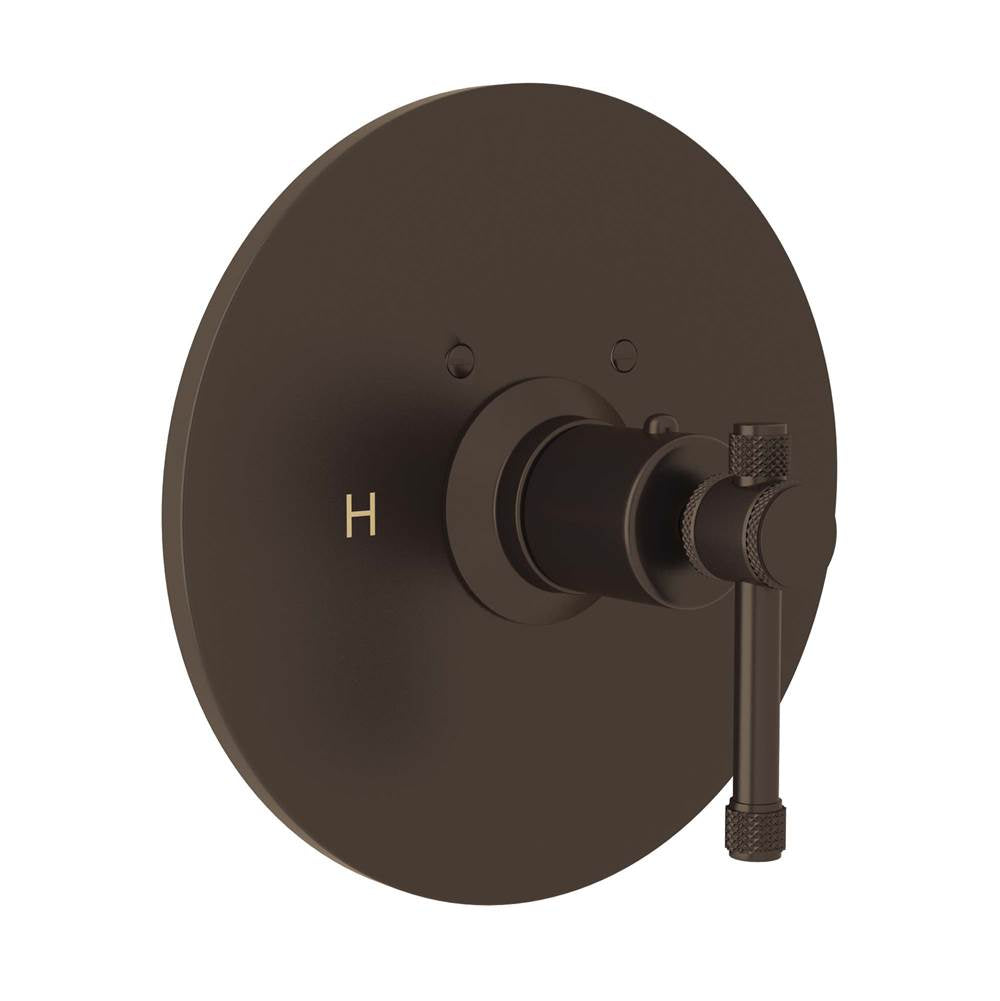 ROHL A4914ILTCB Campo 3/4" Thermostatic Trim Without Volume Control In Tuscan Brass