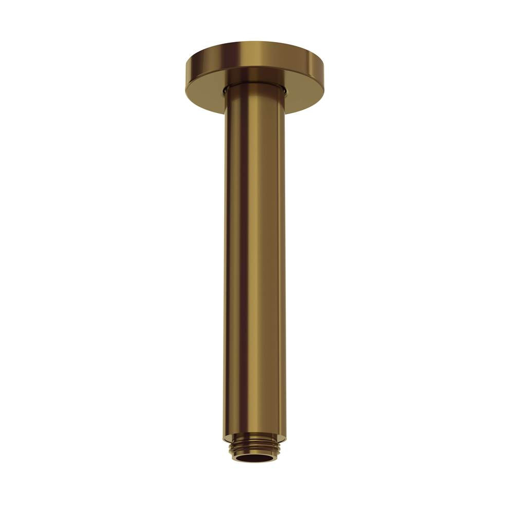 ROHL 70327SAFB 7" Reach Ceiling Mount Shower Arm In French Brass