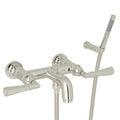 ROHL A2302LMPN San Giovanni Exposed Wall Mount Tub Filler In Polished Nickel