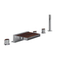 ROHL MI05D5SDAPC Miscelo 5-Hole Deck Mount Tub Filler In Polished Chrome