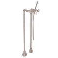 ROHL AKIT2302NXSTN San Giovanni Floor Mount Tub Filler In Satin Nickel