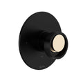 ROHL TEC51W1IWMBN Eclissi 1/2" Pressure Balance Trim In Matte Black/Satin Nickel