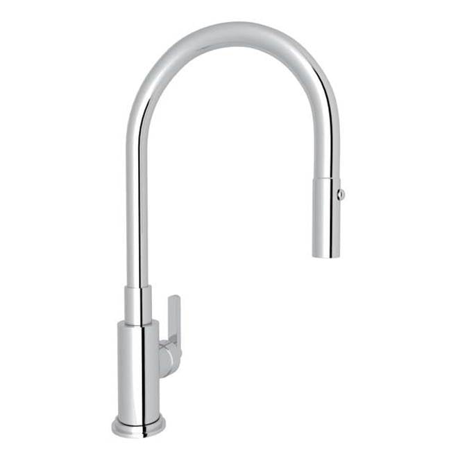ROHL A3430LMAPC-2 Lombardia Pull-Down Kitchen Faucet In Polished Chrome