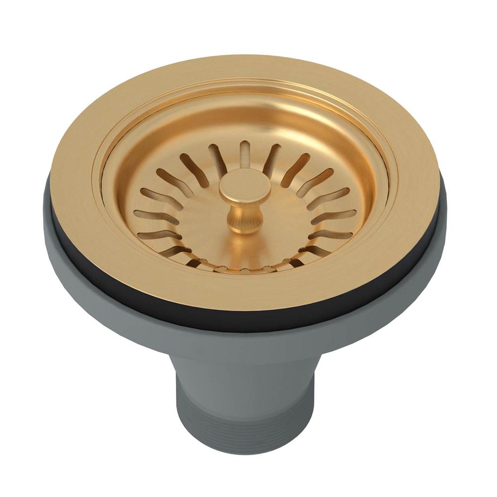 ROHL 735SEG Basket Strainer In Satin English Gold