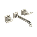 ROHL TAP08W3LMPN Apothecary Wall Mount Lavatory Faucet Trim In Polished Nickel