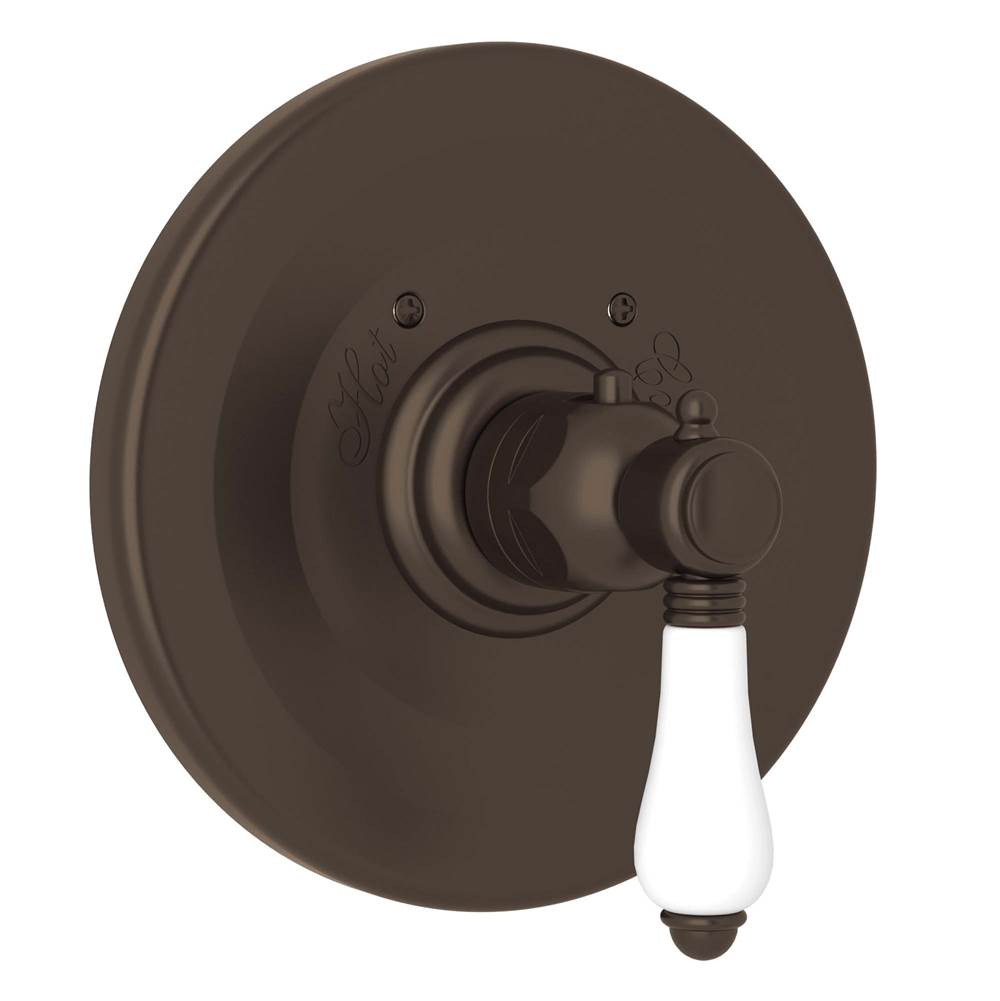 ROHL A4914LPTCB 3/4" Thermostatic Trim Without Volume Control In Tuscan Brass