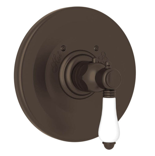 ROHL A4914LPTCB 3/4" Thermostatic Trim Without Volume Control In Tuscan Brass