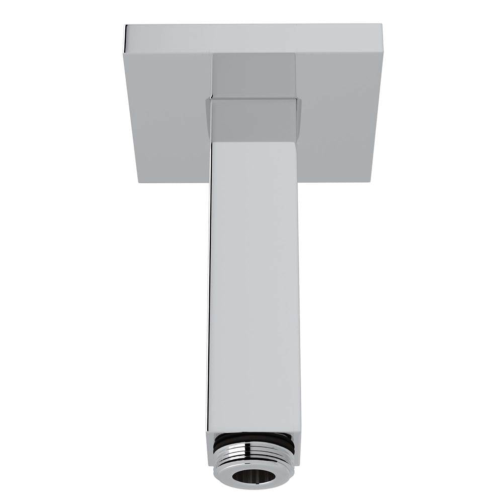 ROHL 1510/3APC 3" Ceiling Mount Shower Arm With Square Escutcheon In Polished Chrome