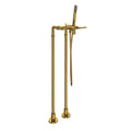 ROHL AKIT2202NLMULB Lombardia Floor Mount Tub Filler In Unlacquered Brass