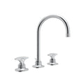 ROHL MB2019DMAPC-2 Graceline Widespread Lavatory Faucet With C-Spout In Polished Chrome