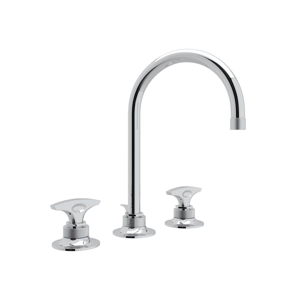 ROHL MB2019DMAPC-2 Graceline Widespread Lavatory Faucet With C-Spout In Polished Chrome