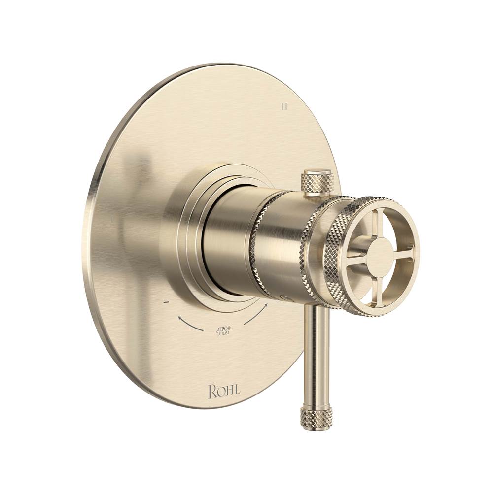 ROHL TCP47W1ILSTN Campo 1/2" Therm & Pressure Balance Trim with 3 Functions (No Share) In Satin Nickel