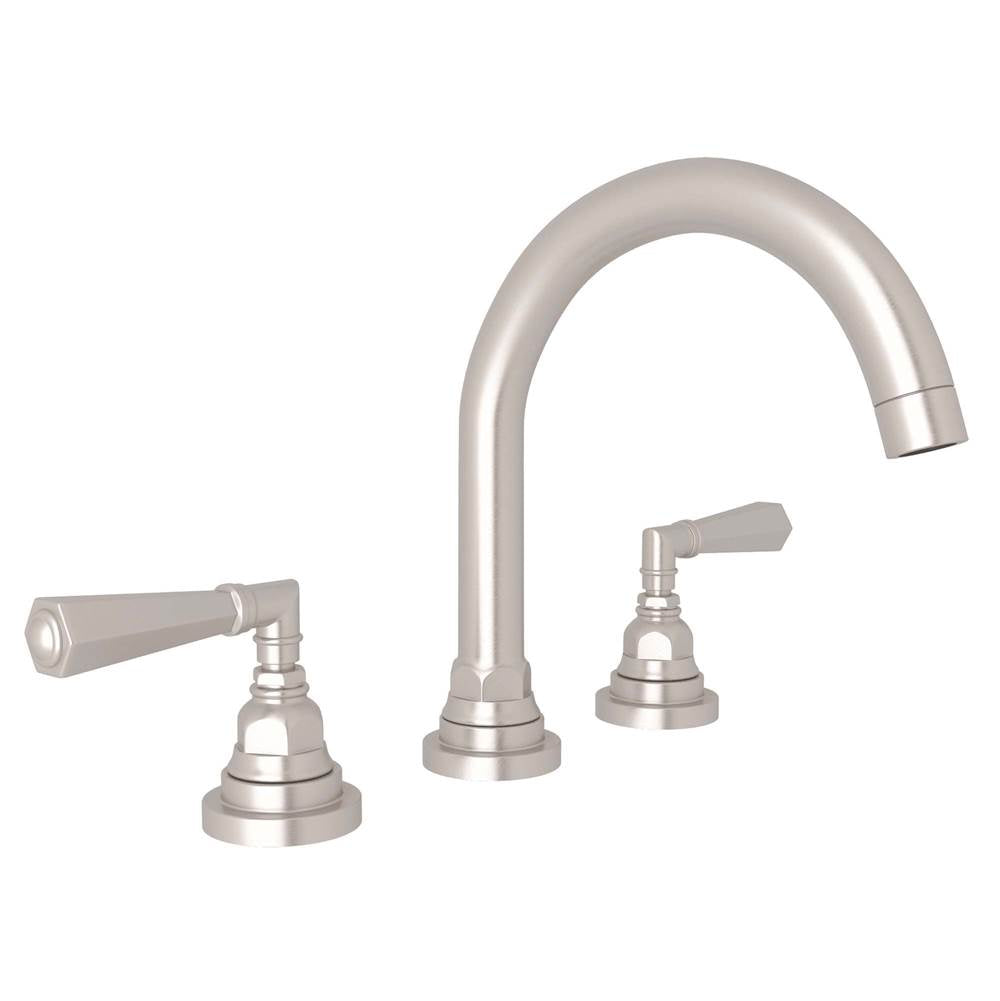 ROHL A2328LMSTN-2 San Giovanni Widespread Lavatory Faucet In Satin Nickel