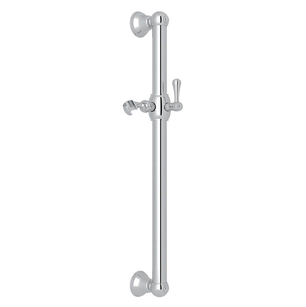 ROHL 1271APC 24" Grab Bar With Sliding Handshower Holder In Polished Chrome
