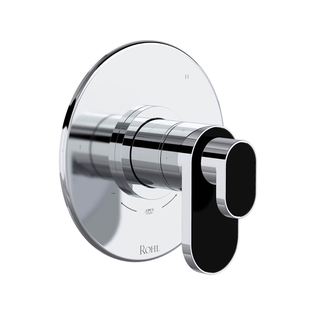 ROHL TMI47W1NRAPC Miscelo 1/2" Therm & Pressure Balance Trim with 3 Functions (No Share) In Polished Chrome